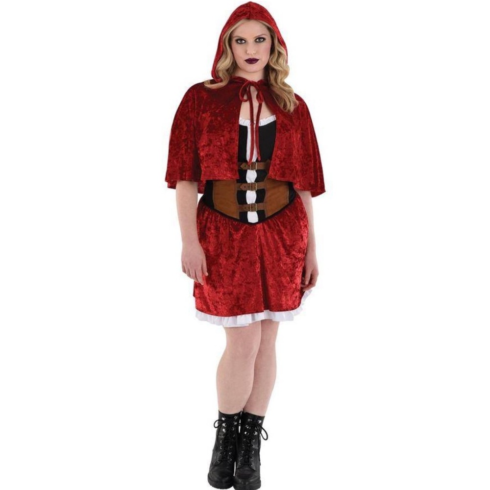 Red Riding Hood Plus Size Halloween Costume 2XL NEW